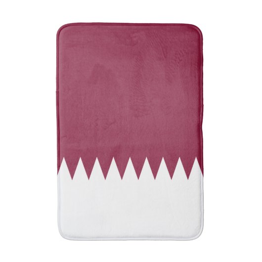 Qatar Flag Badmat (Voorkant Verticaal)