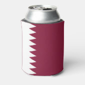 Qatar Flag Blikjeskoeler (Blikje Achterkant)