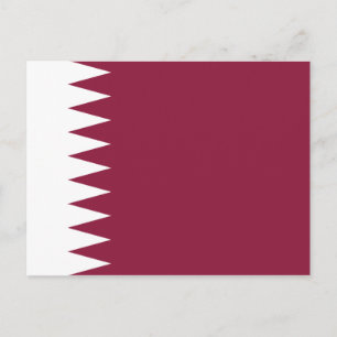 Qatar Flag Briefkaart