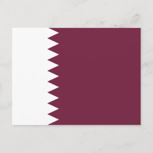 Qatar Flag Briefkaart