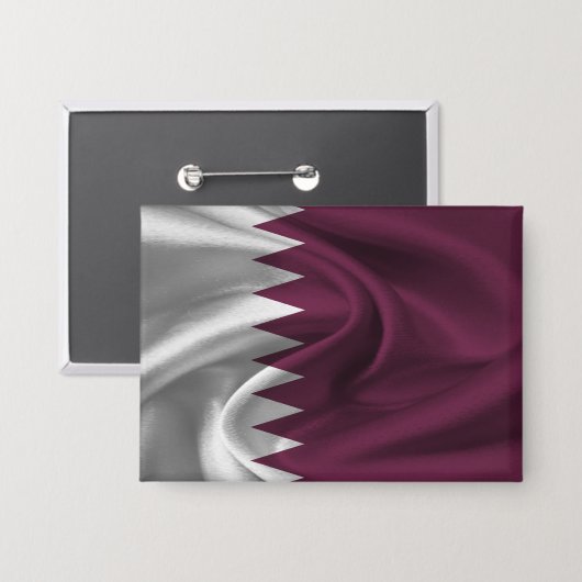 Qatar Flag Button (Voorkant / Achterkant)