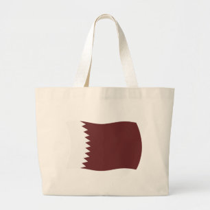 Qatar Flag Canvas tas