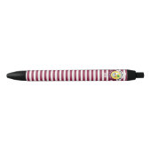 Qatar Flag Cute Patriotic Black Ink Pen (Voorkant)