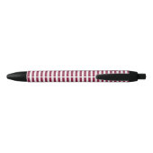 Qatar Flag Cute Patriotic Black Ink Pen (Achterkant)