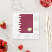 Qatar flag-Emblem Servet (Insitu)