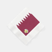 Qatar flag-Emblem Servet (Hoek)