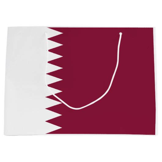 Qatar Flag Groot Cadeauzakje (Voorkant)