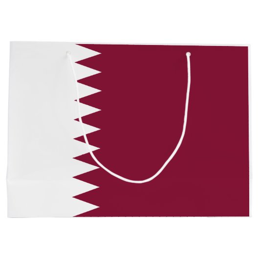Qatar Flag Groot Cadeauzakje (Achterkant)