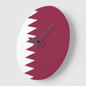 Qatar Flag Grote Klok (Hoek)