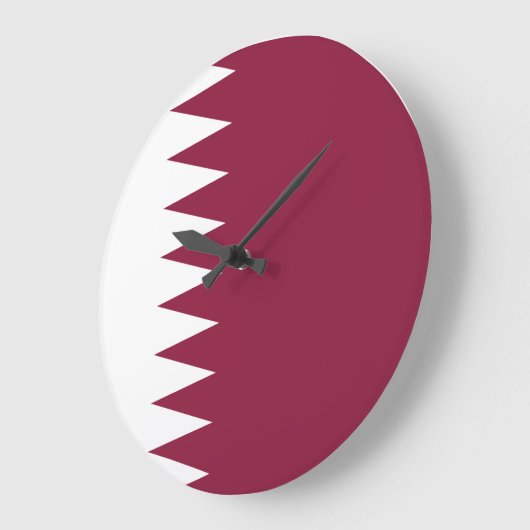 Qatar Flag Grote Klok (Hoek)
