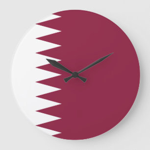Qatar Flag Grote Klok