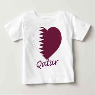 Qatar Flag Heart