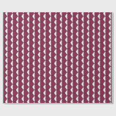 Qatar Flag Honeycomb Wrapping Paper Cadeaupapier (Vlak)