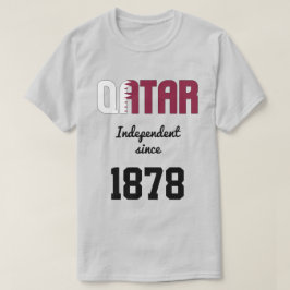 Qatar Flag Independence Celebration T-shirt
