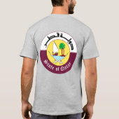 Qatar Flag Independence Celebration T-shirt (Achterkant)
