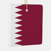Qatar Flag Keramisch Ornament (Rechts)