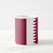 Qatar Flag Keramische Koffie Mok (Center)