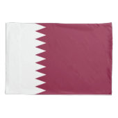 Qatar Flag Kussensloop (Achterkant)