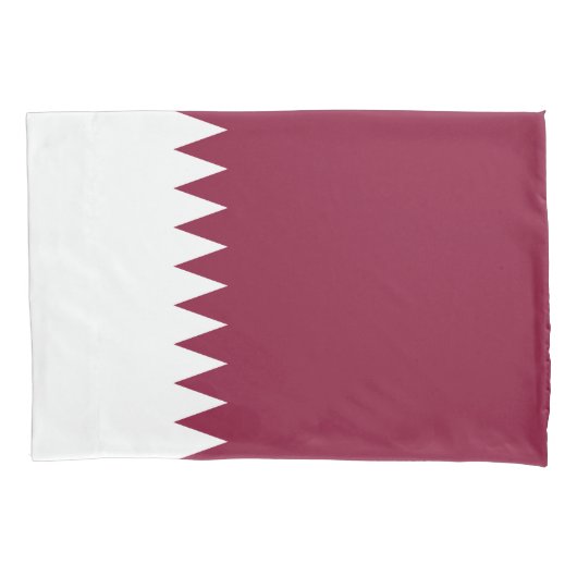 Qatar Flag Kussensloop (Voorkant)