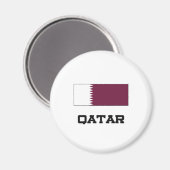 Qatar Flag Magneet (Voorkant / Achterkant)