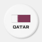 Qatar Flag Magneet (Voorkant)