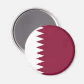 Qatar Flag Magneet (Voorkant / Achterkant)