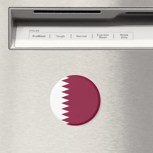 Qatar Flag Magneet (Insitu (Vaatwasser))