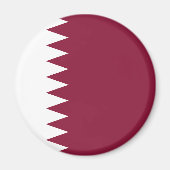 Qatar Flag Magneet (Voorkant)