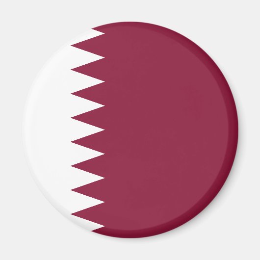 Qatar Flag Magneet (Voorkant)