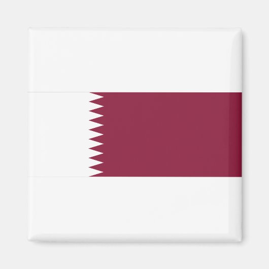 Qatar Flag Magneet (Voorkant)