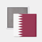 Qatar Flag Magneet (Voorkant / Achterkant)