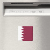 Qatar Flag Magneet (Insitu (Vaatwasser))