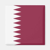 Qatar Flag Magneet (Voorkant)