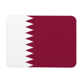 Qatar Flag Magneet (Horizontaal)