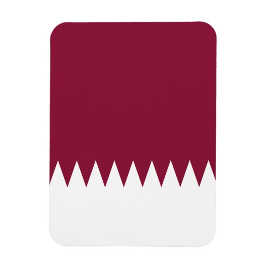Qatar Flag Magneet (Verticaal)
