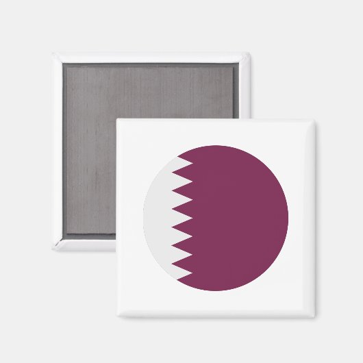 Qatar Flag Magneet (Voorkant / Achterkant)