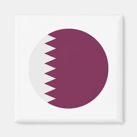 Qatar Flag Magneet (Voorkant)
