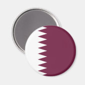 Qatar Flag Magnet (Voorkant / Achterkant)