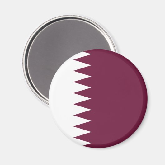 Qatar Flag Magnet (Voorkant / Achterkant)