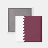 Qatar Flag Magnet (Voorkant / Achterkant)