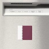 Qatar Flag Magnet (Insitu (Vaatwasser))