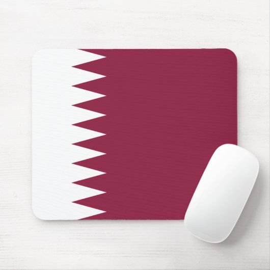 Qatar Flag Muismat (Met muis)