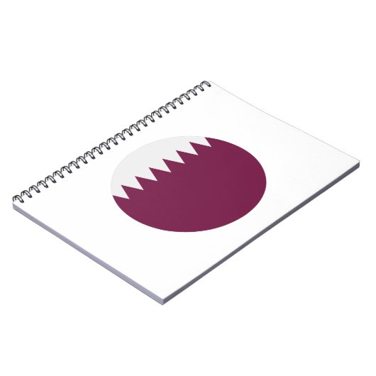 Qatar Flag Notitieboek (Linkerzijde)