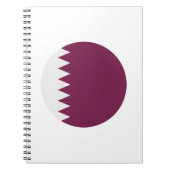 Qatar Flag Notitieboek (Voorkant)