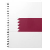Qatar Flag Notitieboek (Voorkant)