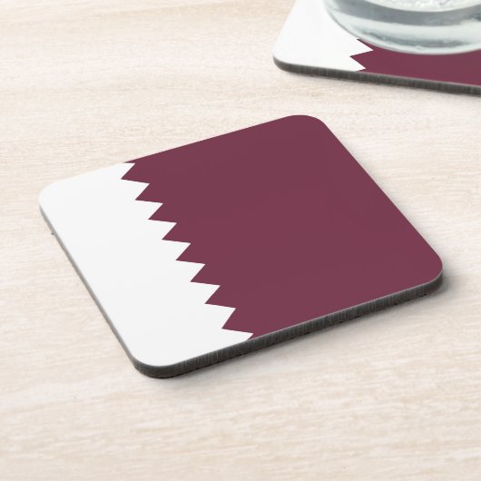 Qatar Flag Onderzetter (Linkerzijde)