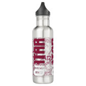 Qatar Flag Prachtige Patriotic Waterfles (Links)