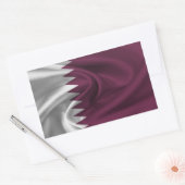 Qatar Flag Rechthoekige Sticker (Envelop)