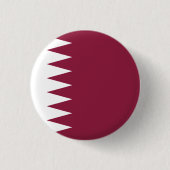 Qatar Flag Ronde Button 3,2 Cm (Voorkant)