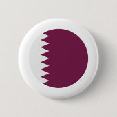 Qatar Flag Ronde Button 5,7 Cm (Voorkant)